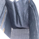 FENDI Hand Bag Leather Black Gold Auth ka2601-18
