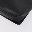 CHANEL Business Bag Caviar Skin Black Gold CC Auth ka2603-16