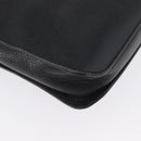 CHANEL Business Bag Caviar Skin Black Gold CC Auth ka2603-17