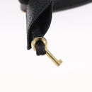 CHANEL Business Bag Caviar Skin Black Gold CC Auth ka2603-8