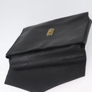 CHANEL Business Bag Caviar Skin Black Gold CC Auth ka2603-9