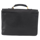 CHANEL Business Bag Caviar Skin Black Gold CC Auth ka2603-2
