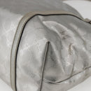 GUCCI GG implementation Tote Bag PVC Silver 197953 Auth ka2609-15