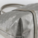 GUCCI GG implementation Tote Bag PVC Silver 197953 Auth ka2609-16