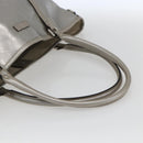 GUCCI GG implementation Tote Bag PVC Silver 197953 Auth ka2609-7