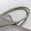 GUCCI GG implementation Tote Bag PVC Silver 197953 Auth ka2609-8