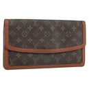 LOUIS VUITTON Monogram Pochette Dam GM Clutch Bag M51810 LV Auth ka2610-1