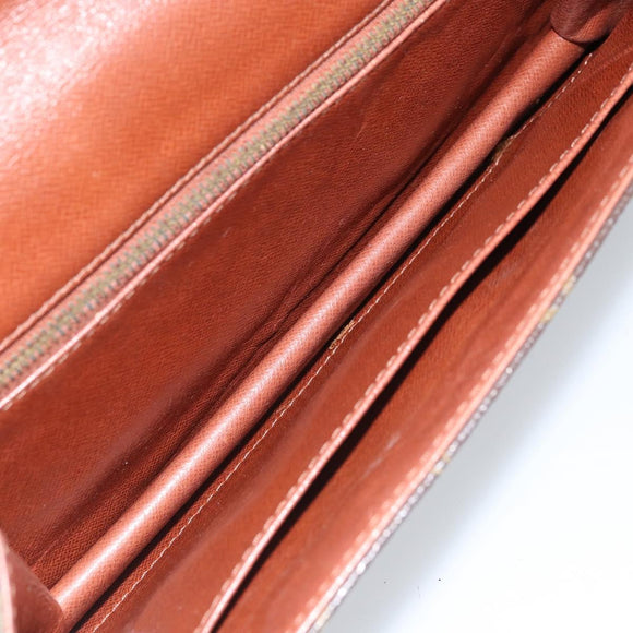 LOUIS VUITTON Monogram Pochette Dam GM Clutch Bag M51810 LV Auth ka2610