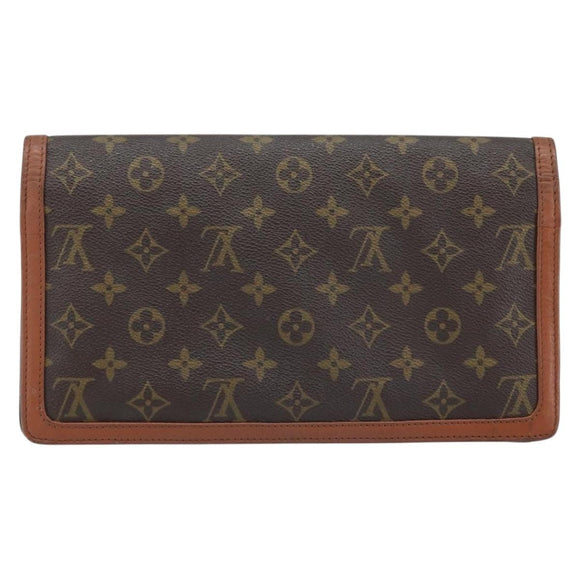 LOUIS VUITTON Monogram Pochette Dam GM Clutch Bag M51810 LV Auth ka2610