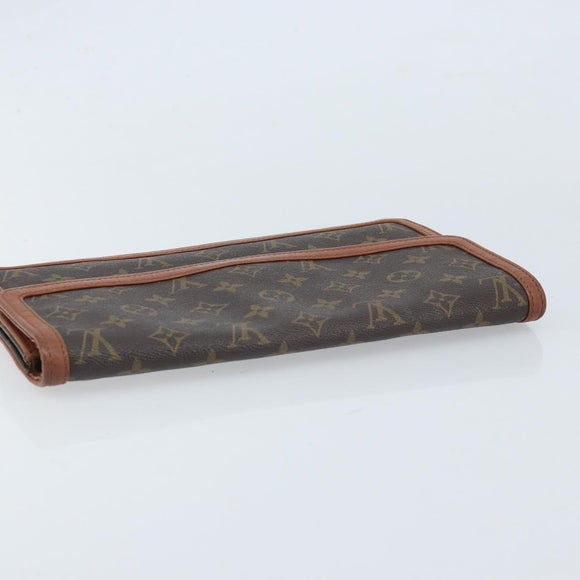 LOUIS VUITTON Monogram Pochette Dam GM Clutch Bag M51810 LV Auth ka2610