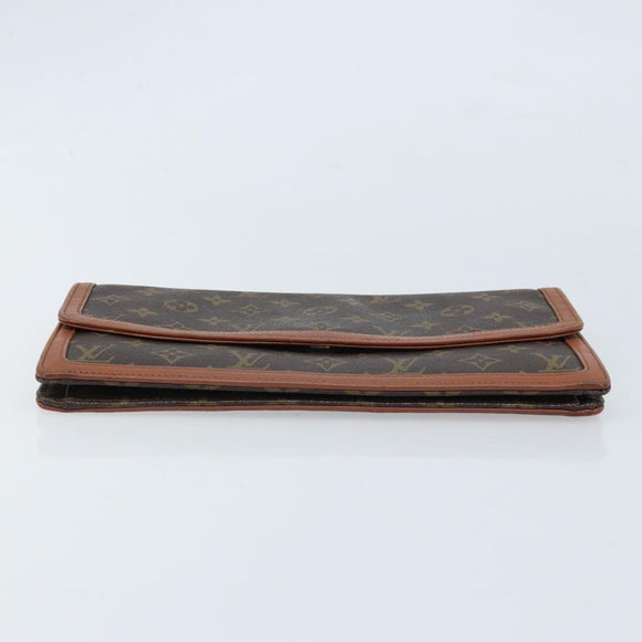LOUIS VUITTON Monogram Pochette Dam GM Clutch Bag M51810 LV Auth ka2610