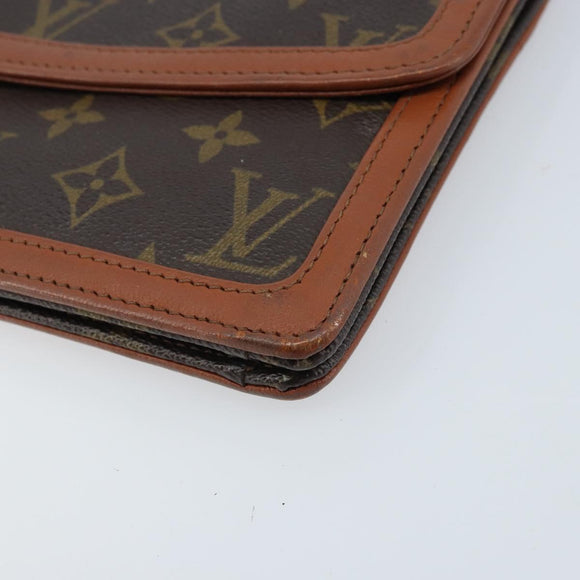 LOUIS VUITTON Monogram Pochette Dam GM Clutch Bag M51810 LV Auth ka2610