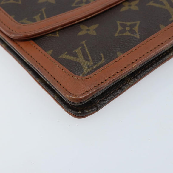 LOUIS VUITTON Monogram Pochette Dam GM Clutch Bag M51810 LV Auth ka2610