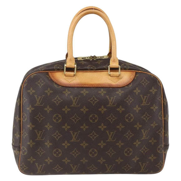 LOUIS VUITTON Monogram Deauville Hand Bag M47270 LV Auth ka2611