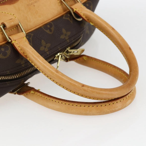 LOUIS VUITTON Monogram Deauville Hand Bag M47270 LV Auth ka2611