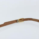 Christian Dior Honeycomb Canvas Umhängetasche PVC Beige Gold Auth ka2612-8