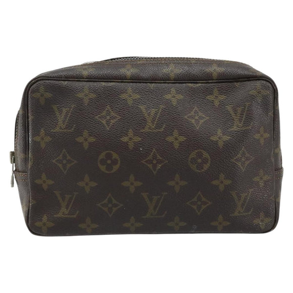 LOUIS VUITTON Monogram Trousse Toilette 23 Clutch Bag M47524 LV Auth ka2613