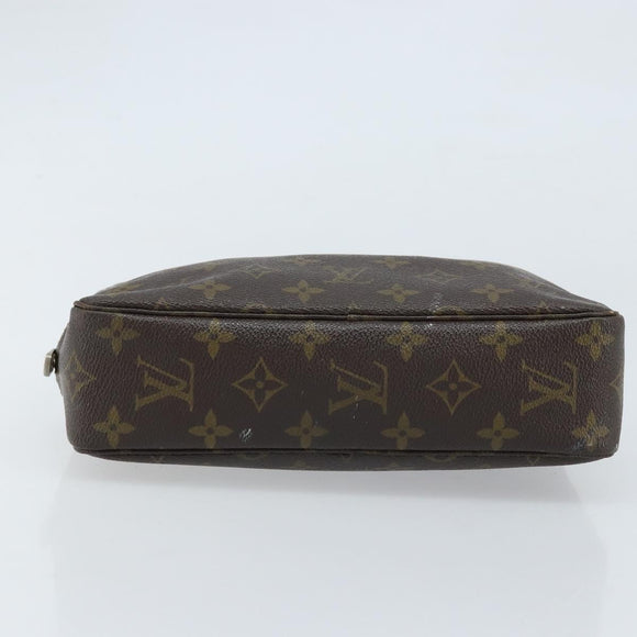 LOUIS VUITTON Monogram Trousse Toilette 23 Clutch Bag M47524 LV Auth ka2613