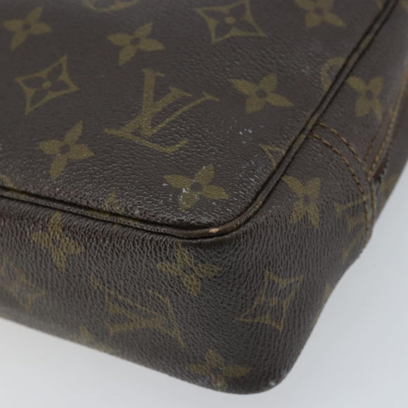 LOUIS VUITTON Monogram Trousse Toilette 23 Clutch Bag M47524 LV Auth ka2613