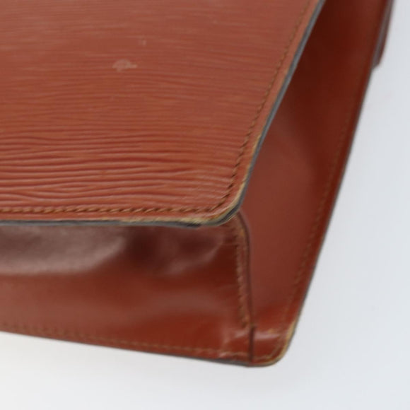 LOUIS VUITTON Epi Monceau 28 Hand Bag Brown M52123 LV Auth ka2615