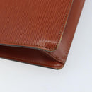 LOUIS VUITTON Epi Monceau 28 Hand Bag Brown M52123 LV Auth ka2615-19