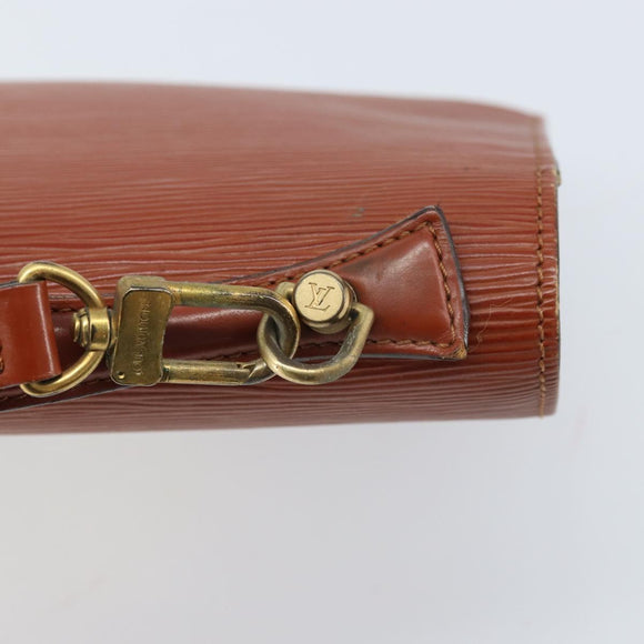 LOUIS VUITTON Epi Monceau 28 Hand Bag Brown M52123 LV Auth ka2615