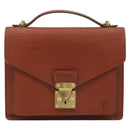 LOUIS VUITTON Epi Monceau 28 Hand Bag Brown M52123 LV Auth ka2615-13