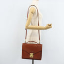 LOUIS VUITTON Epi Monceau 28 Hand Bag Brown M52123 LV Auth ka2615-28