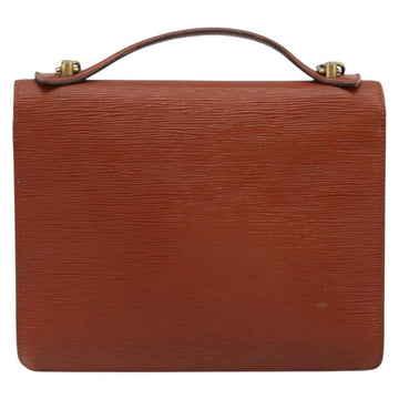 LOUIS VUITTON Epi Monceau 28 Hand Bag Brown M52123 LV Auth ka2615 - 0