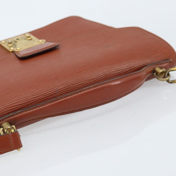 LOUIS VUITTON Epi Monceau 28 Hand Bag Brown M52123 LV Auth ka2615