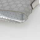 GUCCI GG Canvas Shoulder Bag Silver 147671 Auth ka2617-15