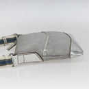 GUCCI GG Canvas Shoulder Bag Silver 147671 Auth ka2617-3