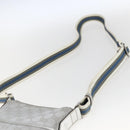 GUCCI GG Canvas Shoulder Bag Silver 147671 Auth ka2617-8