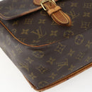 LOUIS VUITTON Monogram Gibeciere GM Shoulder Bag M42246 LV Auth ka2622-15