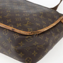 LOUIS VUITTON Monogram Gibeciere GM Shoulder Bag M42246 LV Auth ka2622-9