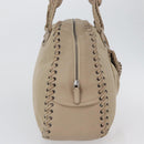 Christian Dior Trotter Canvas Hand Bag Beige Auth ka2625V-4