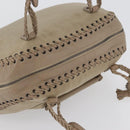 Christian Dior Trotter Canvas Hand Bag Beige Auth ka2625V-6