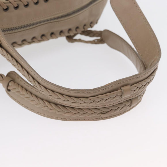 Christian Dior Trotter Canvas Hand Bag Beige Auth ka2625V