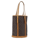 LOUIS VUITTON Monogram Bucket GM Shoulder Bag M42236 LV Auth ka2626-1