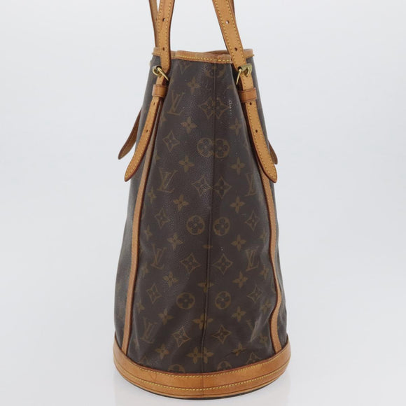 LOUIS VUITTON Monogram Bucket GM Shoulder Bag M42236 LV Auth ka2626
