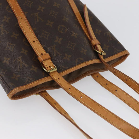 LOUIS VUITTON Monogram Bucket GM Shoulder Bag M42236 LV Auth ka2626