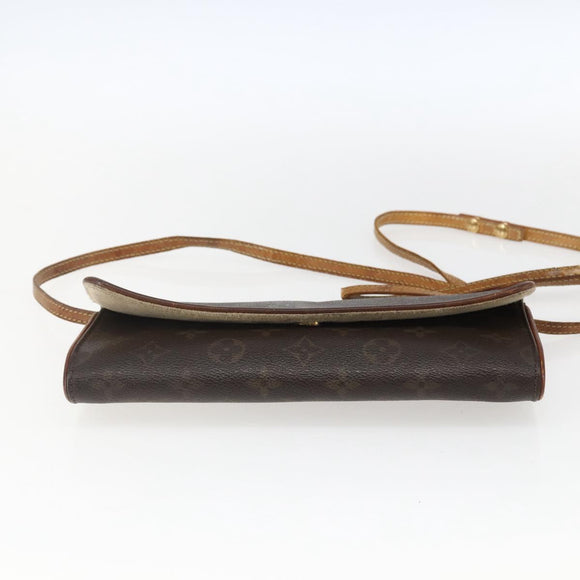 LOUIS VUITTON Monogram Pochette Twin GM Shoulder Bag M51852 LV Auth ka2629