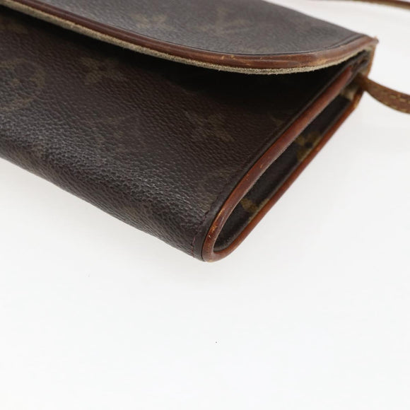 LOUIS VUITTON Monogram Pochette Twin GM Shoulder Bag M51852 LV Auth ka2629