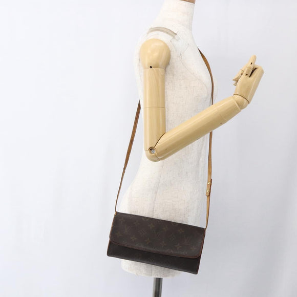 LOUIS VUITTON Monogram Pochette Twin GM Shoulder Bag M51852 LV Auth ka2629