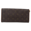 LOUIS VUITTON Monogram Pochette Twin GM Shoulder Bag M51852 LV Auth ka2629-2