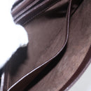 GUCCI Shoulder Bag Leather Brown Gold 004 46 0087 Auth ka263-23