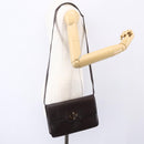 GUCCI Shoulder Bag Leather Brown Gold 004 46 0087 Auth ka263-25