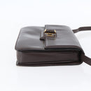 GUCCI Shoulder Bag Leather Brown Gold 004 46 0087 Auth ka263-5