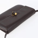 GUCCI Shoulder Bag Leather Brown Gold 004 46 0087 Auth ka263-6