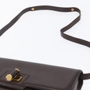 GUCCI Shoulder Bag Leather Brown Gold 004 46 0087 Auth ka263-8